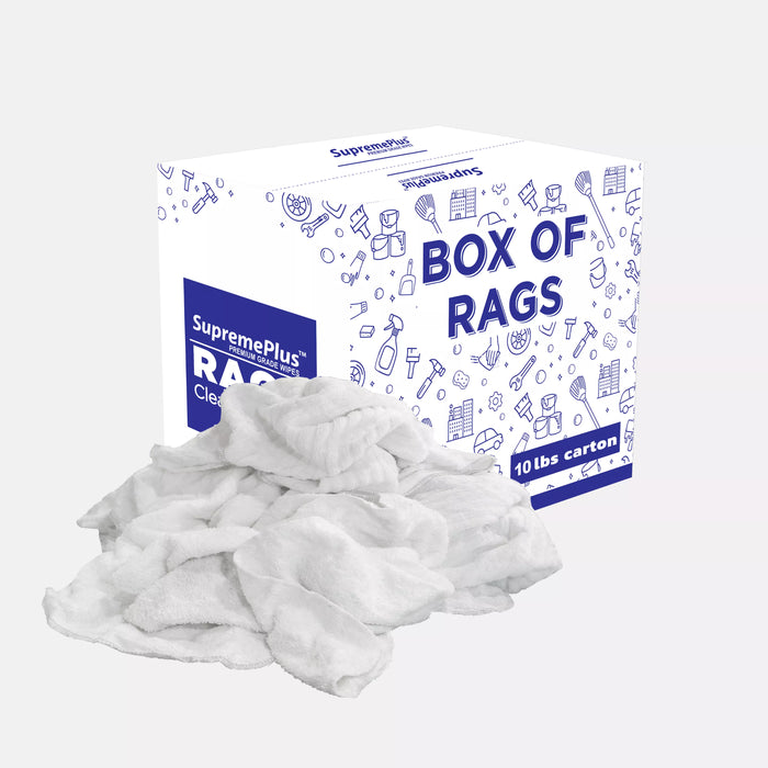New White Terry Towel Rags