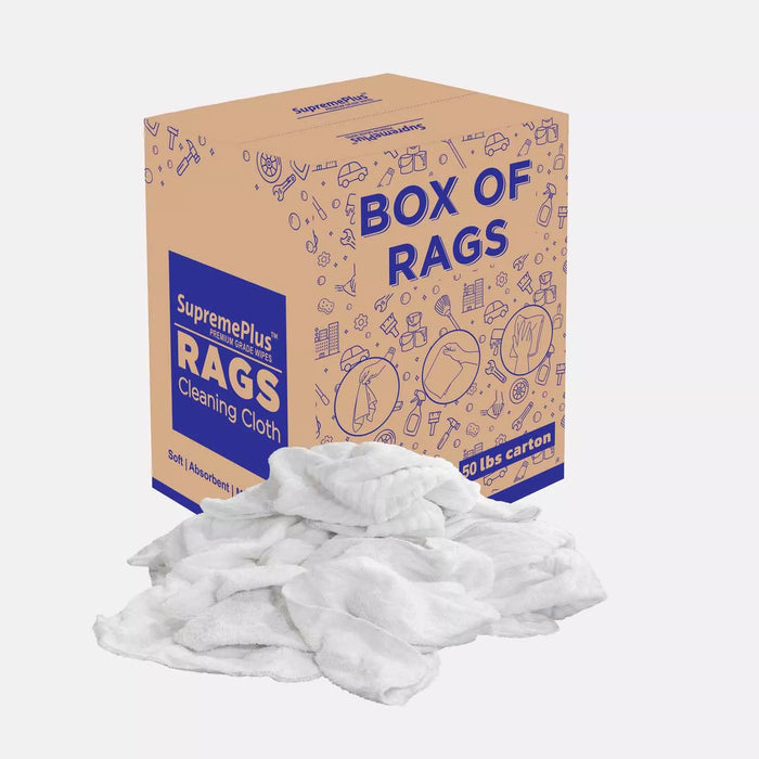 New White Terry Towel Rags