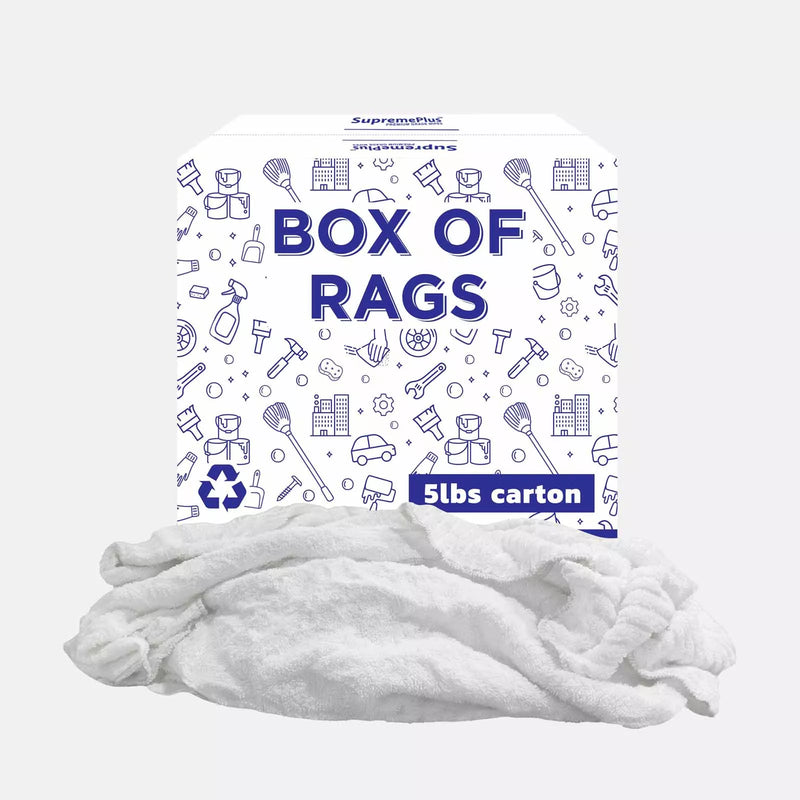 New White Terry Towel Rags
