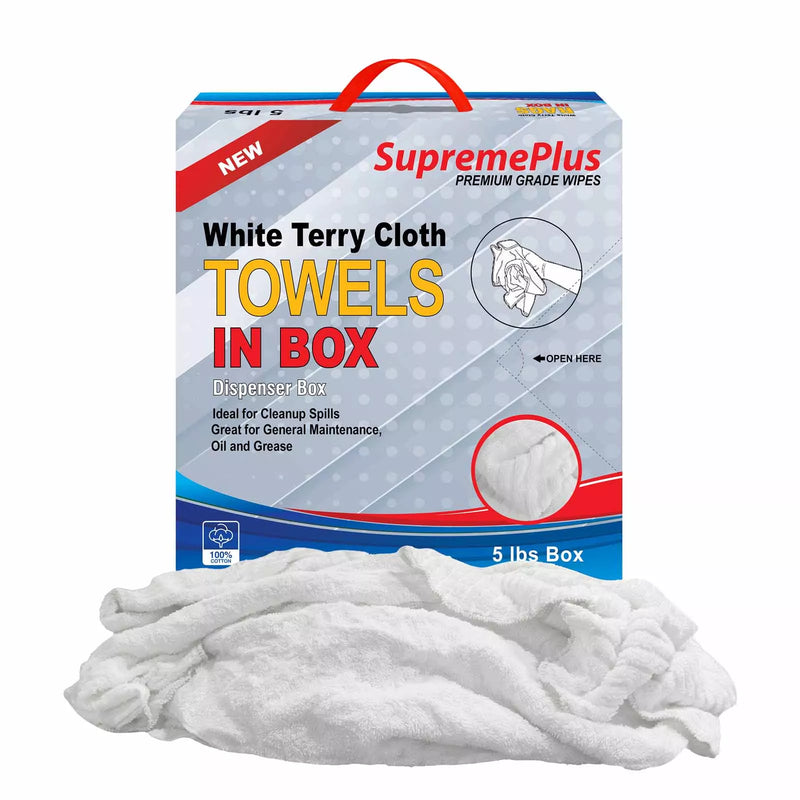 New White Terry Towel Rags