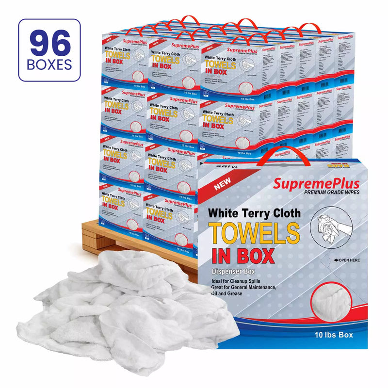 New White Terry Towel Rags