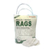 New White T-Shirt Rags - 1 lb. Bag  - Pack of 24