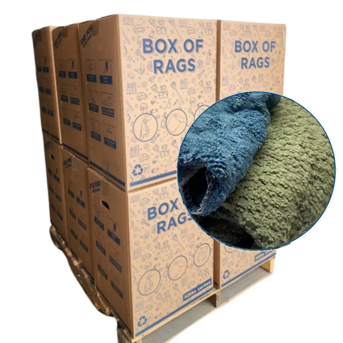 Recycled Color Terry Towel Rags - Wiping Hub