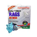 Recycled Color Knit T-Shirt Rags - 10 lbs. Compressed Box - Wiping Hub