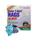 Recycled Color Knit T-Shirt Rags - 25 lbs. Compressed Box - Wiping Hub