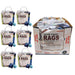 Recycled Color Knit T-Shirt Rags - 4 lbs. Bag (Pack of 6) - Wiping Hub