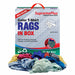 Recycled Color Knit T-Shirt Cleaning Rags - 10 lbs Compressed Box - Wiping Hub