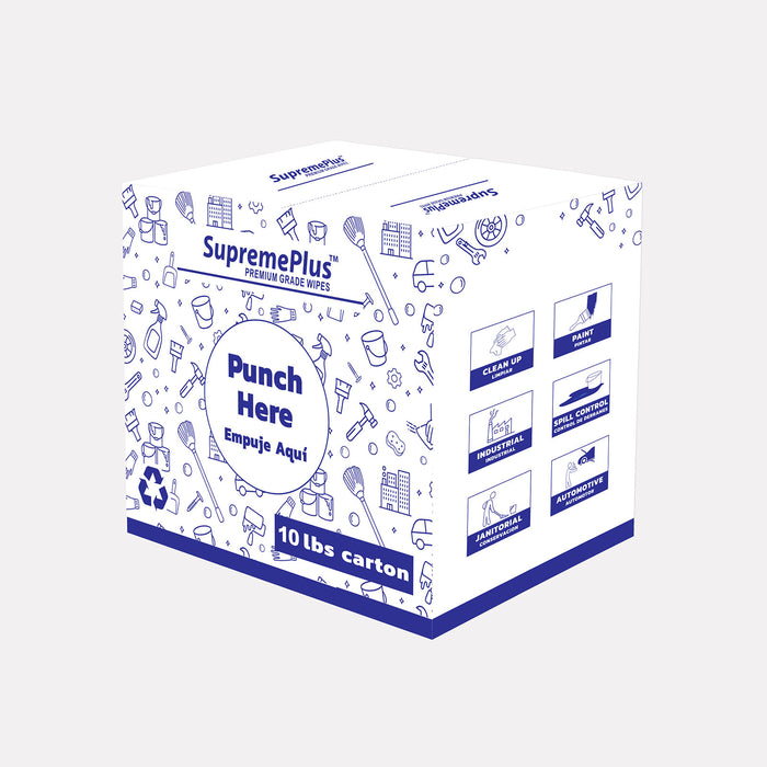 New Multicolor Knit T-Shirt Cleaning Rags - 720 lbs Pallet - 72 x 10 lbs Boxes - Wiping Hub