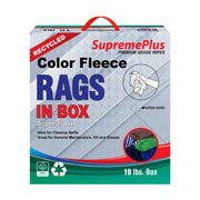 Recycled Color Sweatshirt Cleaning Rags 10 lbs. Compressed Box
