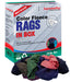 Recycled Color Sweatshirt Cleaning Rags 25 lbs. Compressed Box