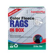 Recycled Color Sweatshirt Cleaning Rags 25 lbs. Compressed Box