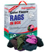 Recycled Color Sweatshirt Cleaning Rags 5 lbs. Compressed Box