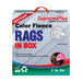 Recycled Color Sweatshirt Cleaning Rags 5 lbs. Compressed Box