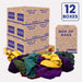 Recycled Color Sweatshirt Cleaning Rags - 600 lbs Pallet - 12 x 50 lbs  Boxes - Wiping Hub