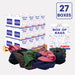 Recycled Color Sweatshirt Cleaning Rags - 675 lbs Pallet - 27 x 25 lbs Boxes - Wiping Hub