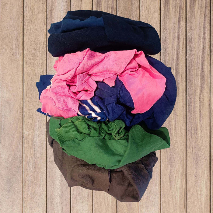 Recycled Color Sweatshirt Cleaning Rags – Wiping Hub