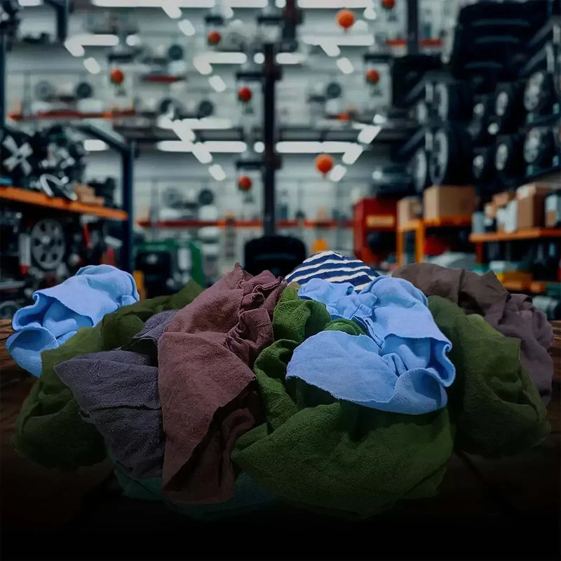 Recycled Color Sweatshirt Cleaning Rags – Wiping Hub