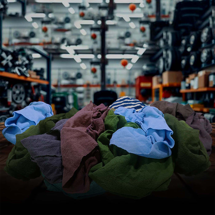 Recycled Color Sweatshirt Cleaning Rags – Wiping Hub