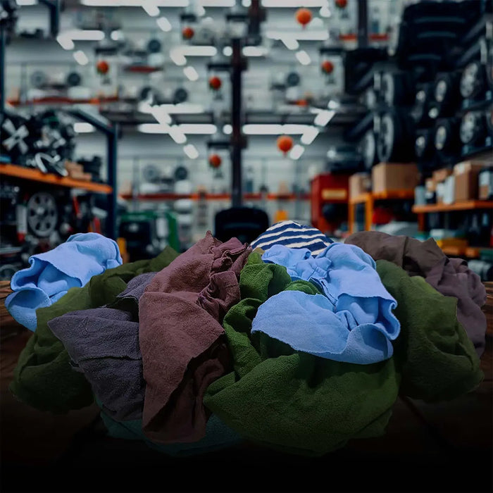 Recycled Color Sweatshirt Cleaning Rags – Wiping Hub