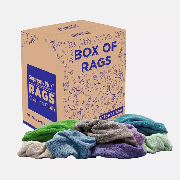 Recycled Color Terry Towel Rags
