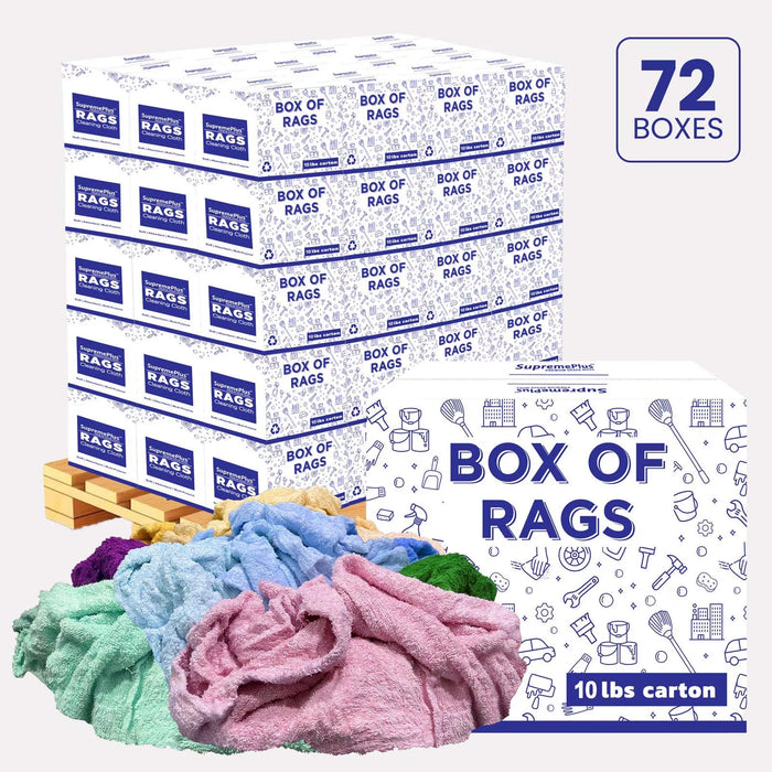 Recycled Color Terry Towel Rags