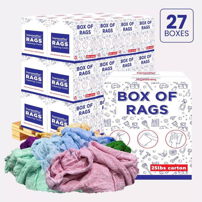 Recycled Color Terry Towel Rags