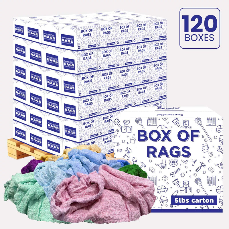 Recycled Color Terry Towel Rags