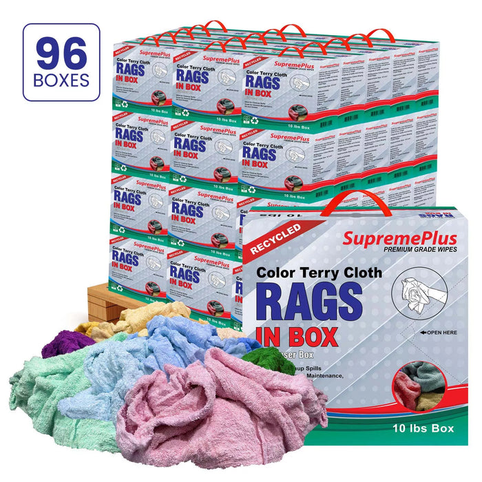 Recycled Color Terry Towel Rags