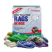Recycled Color Terry Towel Cleaning Rags - 25 lbs. Compressed Box - Wiping Hub