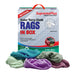 Recycled Color Terry Towel Cleaning Rags - 5 lbs Compressed Box - Wiping Hub
