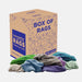 Recycled Color Terry Towel Cleaning Rags - 50 lbs Box - Wiping Hub