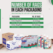 Recycled Color Terry Towel Cleaning Rags - 600 lbs. Pallet - 120 x 5 lbs. Boxes - Wiping Hub