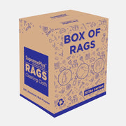 Recycled White Knit T-Shirt Cleaning Rags - 600 lbs. Pallet - 12 x 50 lbs. Boxes - Wiping Hub