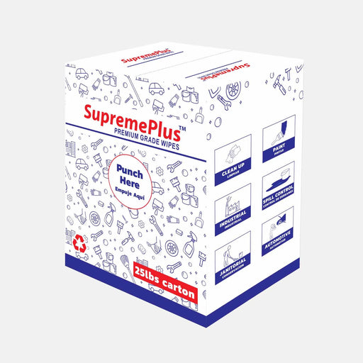 Recycled White Knit T-Shirt Cleaning Rags - 675 lbs. Pallet - 27 x 25 lbs. Boxes - Wiping Hub