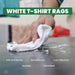 Recycled White Knit T-Shirt Cleaning Rags - Infographics - Wiping Hub