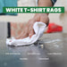 Recycled White Knit T-Shirt Cleaning Rags - Infographics - Wiping Hub