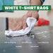 Recycled White Knit T-Shirt Cleaning Rags - Infographics - Wiping Hub