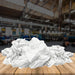 Recycled White Knit T-Shirt Cleaning Rags - Wiping Hub