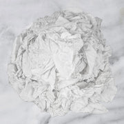 Recycled White Knit T-Shirt Cleaning Rags - Wiping Hub