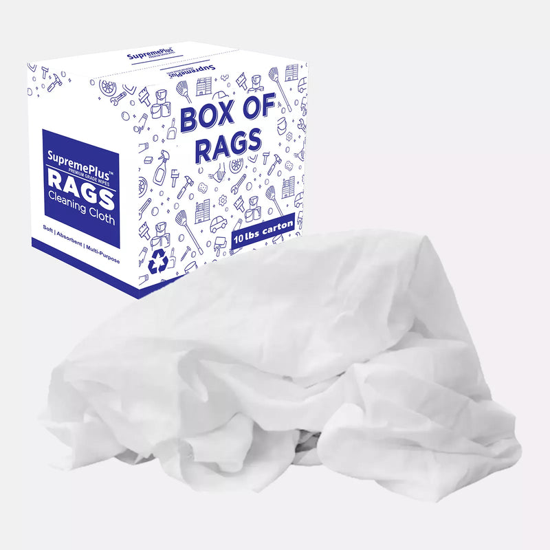 White Linen Mixed Material Rags