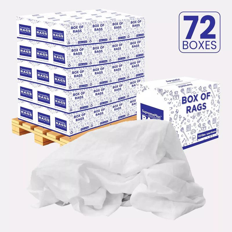 White Linen Mixed Material Rags