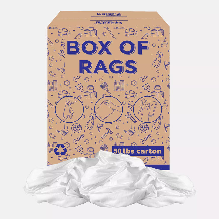 Recycled White Sheeting Rags