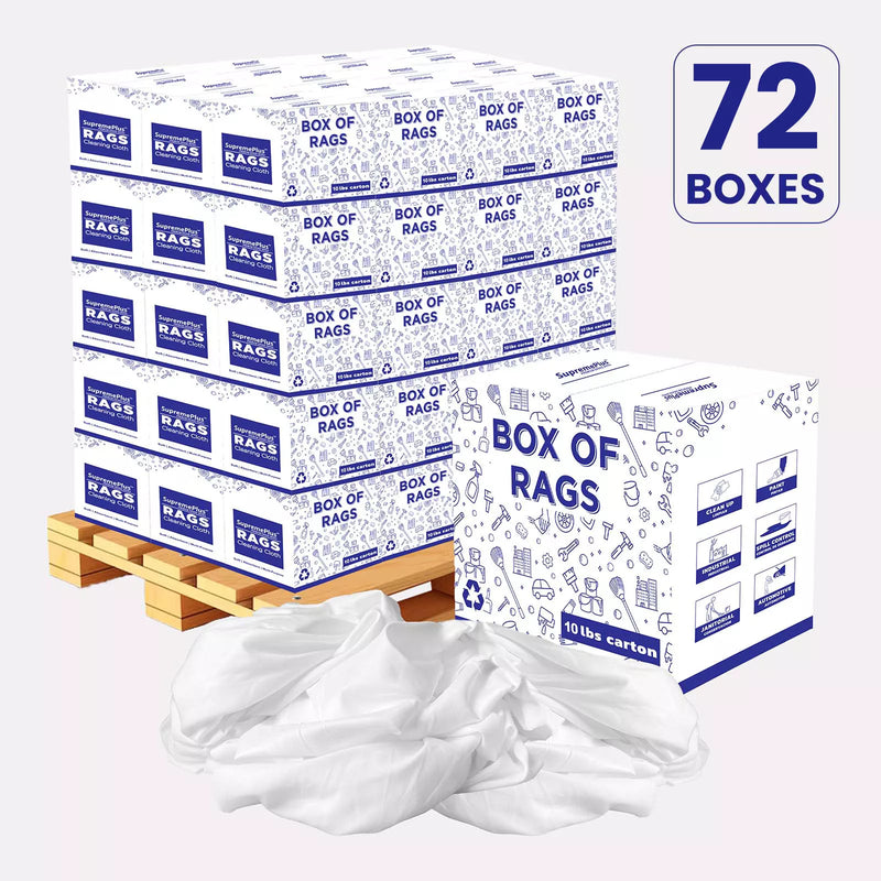 Recycled White Sheeting Rags