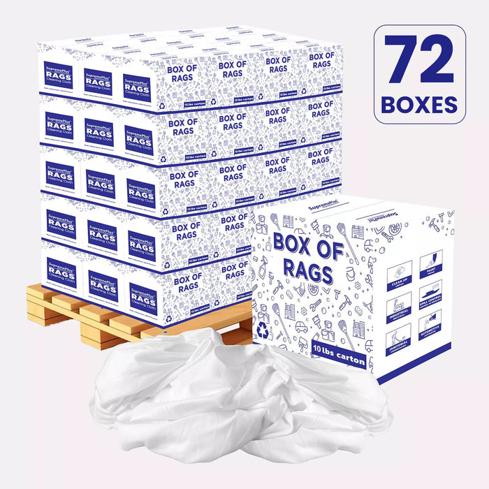 Recycled White Sheeting Rags