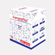 Recycled White Sheeting Cleaning Rags - 25 lbs. Box - Wiping Hub