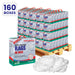 Recycled White Sheeting Cleaning Rags - 800 lbs Pallet 160x5 lbs Compressed Box - Wiping Hub
