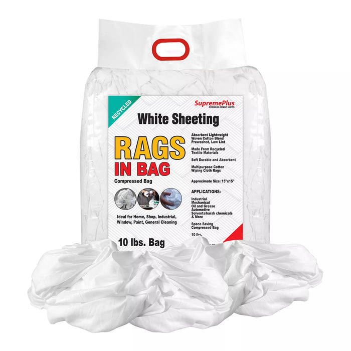 Recycled White Sheeting Rags