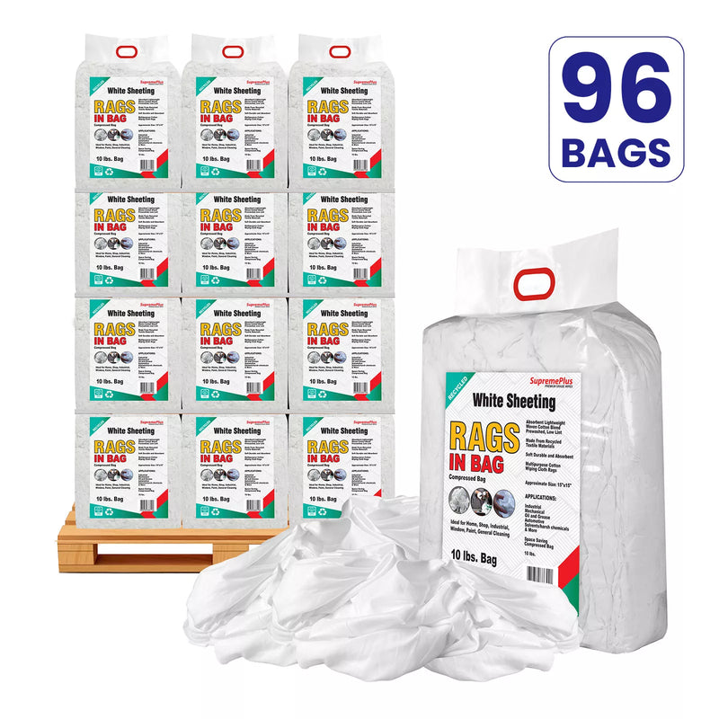 Recycled White Sheeting Rags
