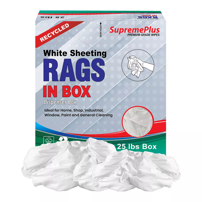 Recycled White Sheeting Rags