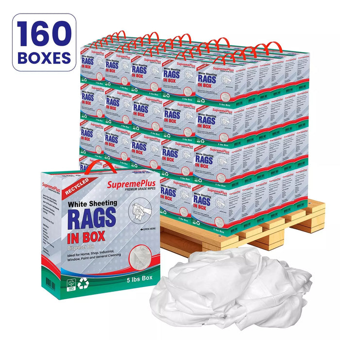 Recycled White Sheeting Rags